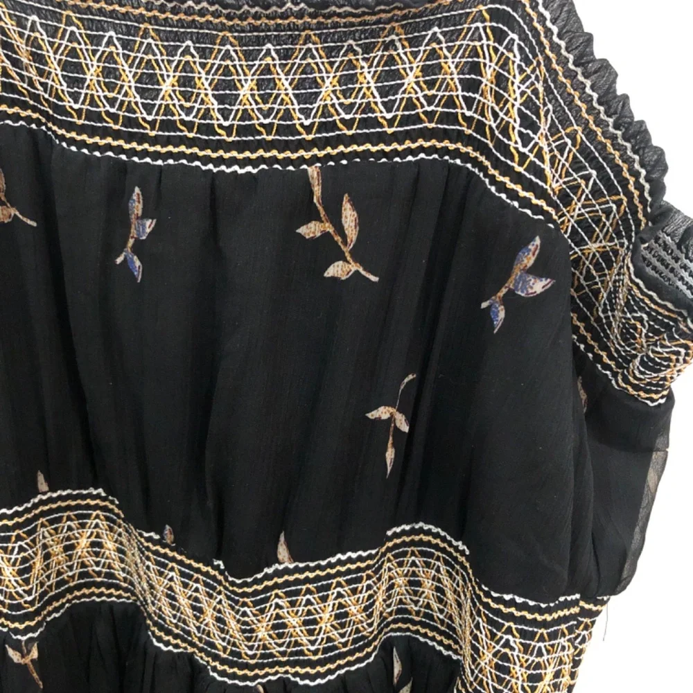 Pretty Boho sheer printed maxi dress - Picture 4 of 11